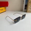 Fendi Fashion Silver Lens Sunglasses for Men & Women - 372452