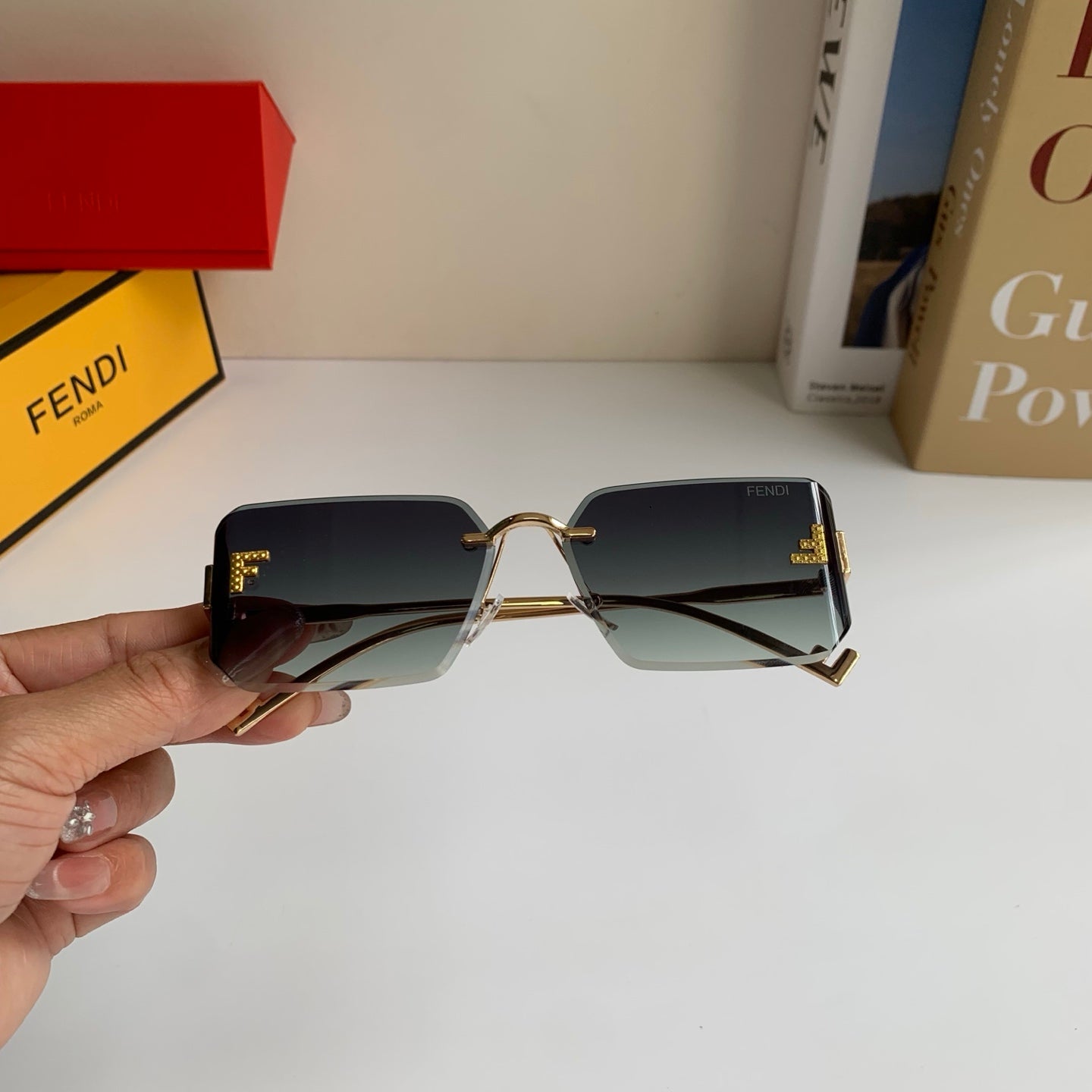 Fendi Fashion Silver Lens Sunglasses for Men & Women - 449837 - detail image 3