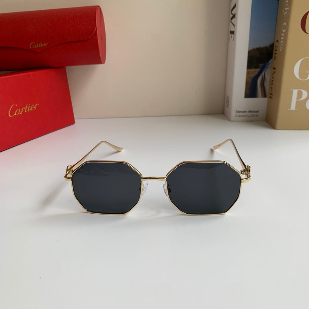 Cartier Metal Fashion Silver Lens Sunglasses for Men & Women - 465826 - detail image 5