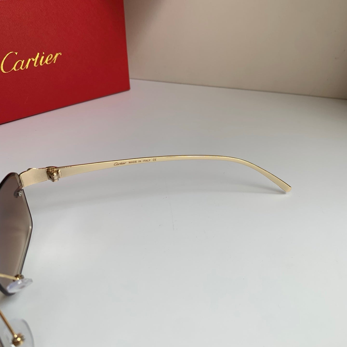 Cartier Square Silver Lens Sunglasses for Men & Women - 465881 - detail image 6
