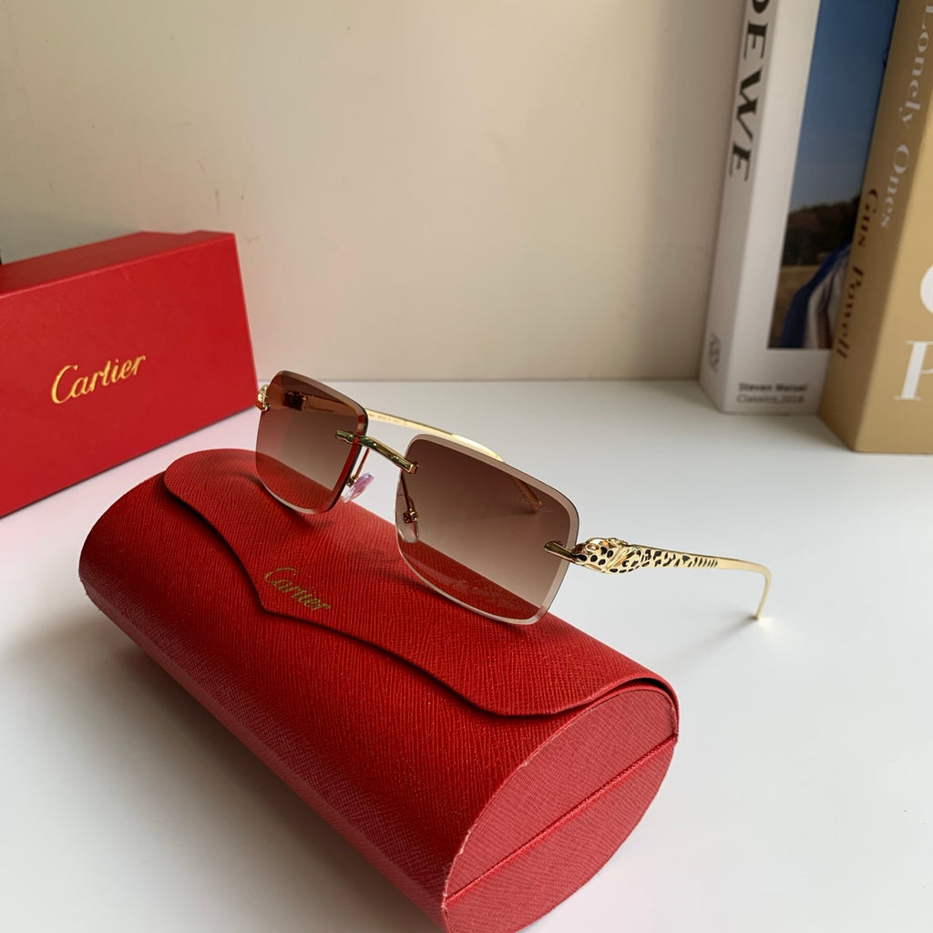 Cartier Square Silver Lens Sunglasses for Men & Women - 465881 - detail image 5