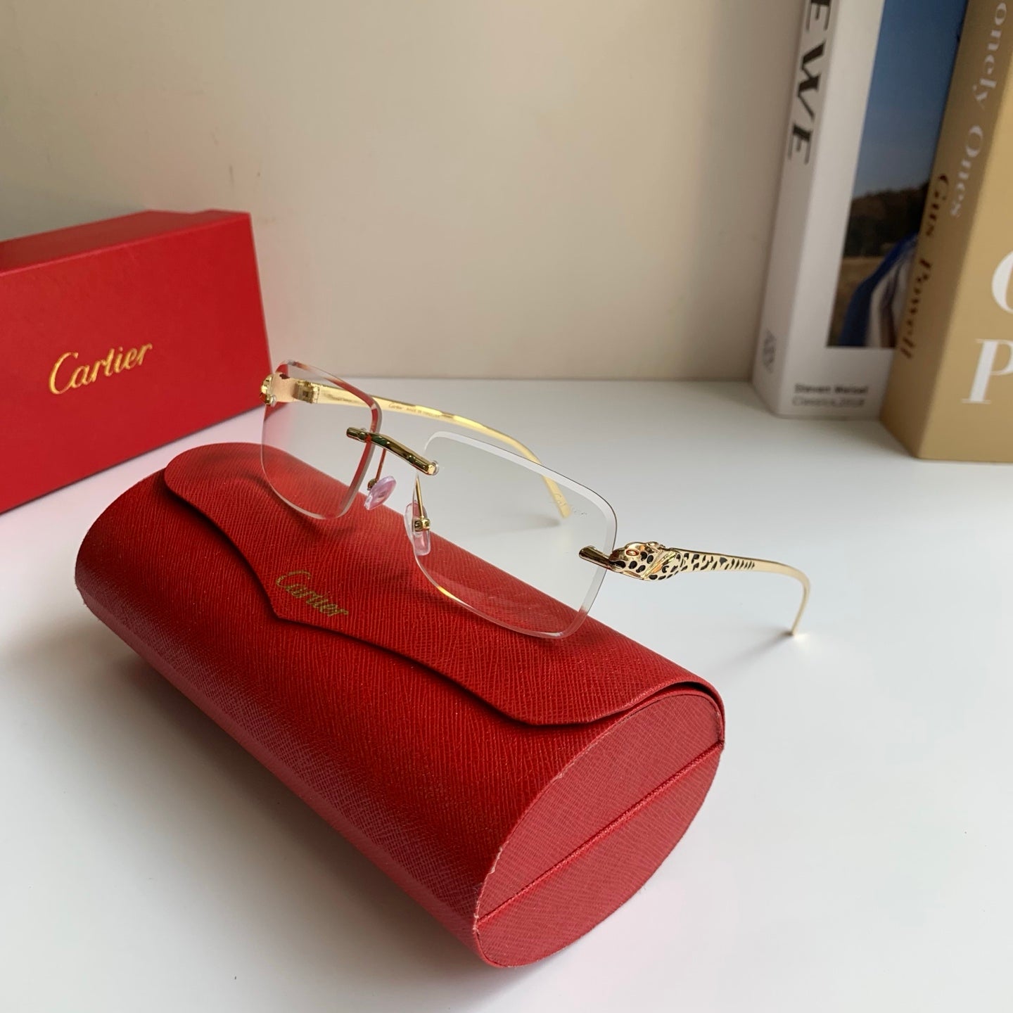 Cartier Square Silver Lens Sunglasses for Men & Women - 465882 - detail image 4