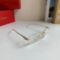 Cartier Square Silver Lens Sunglasses for Men & Women - 465882