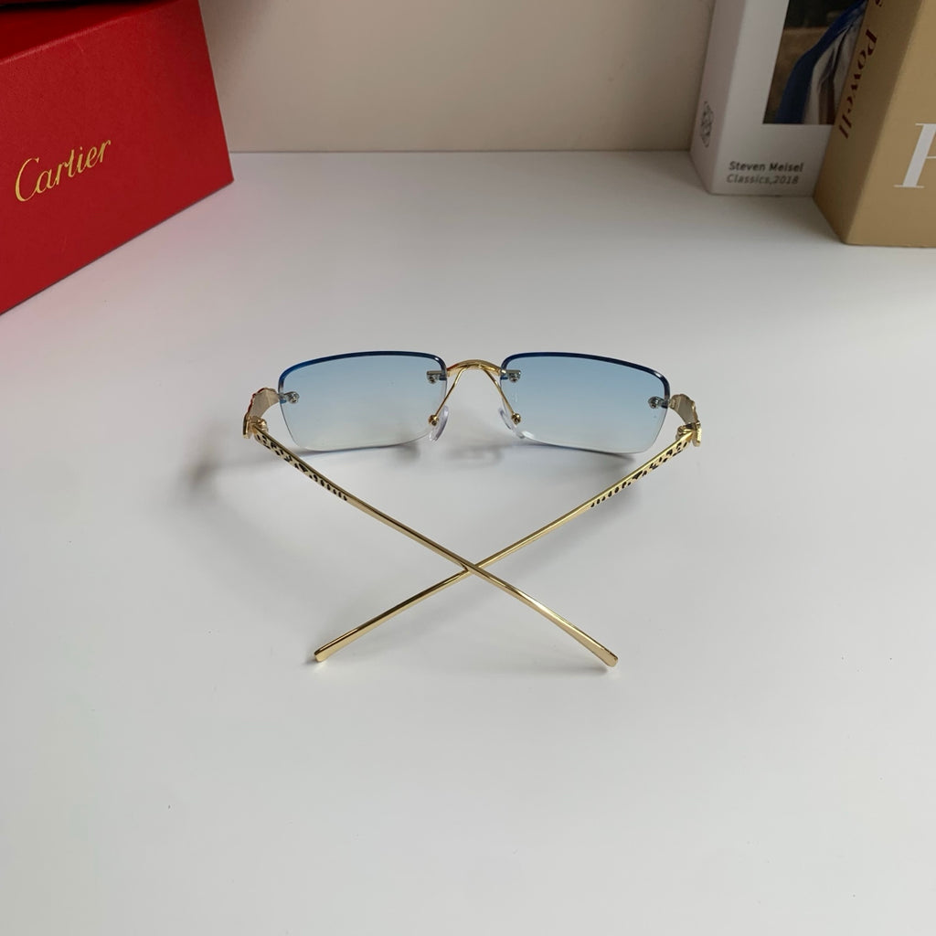 Cartier Square Silver Lens Sunglasses for Men & Women - 465883 - detail image 7