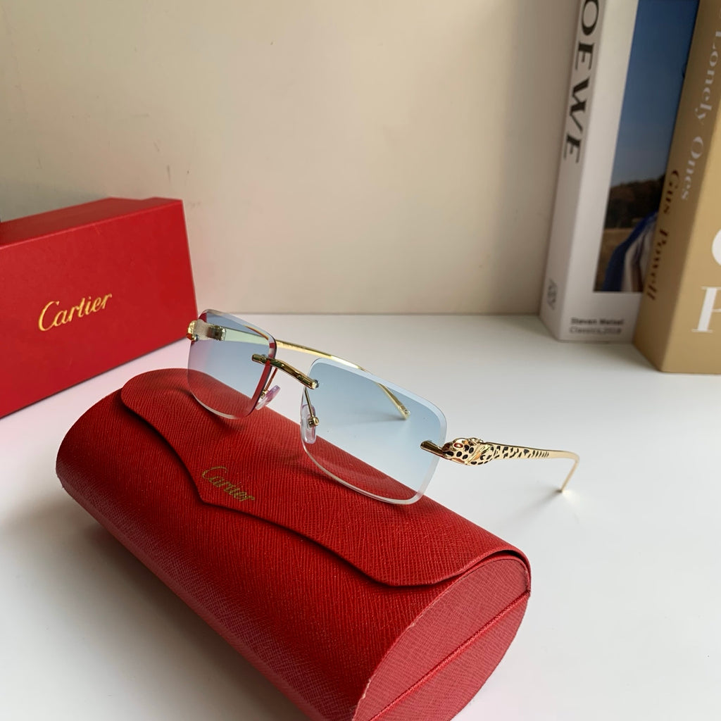 Cartier Square Silver Lens Sunglasses for Men & Women - 465883 - detail image 4