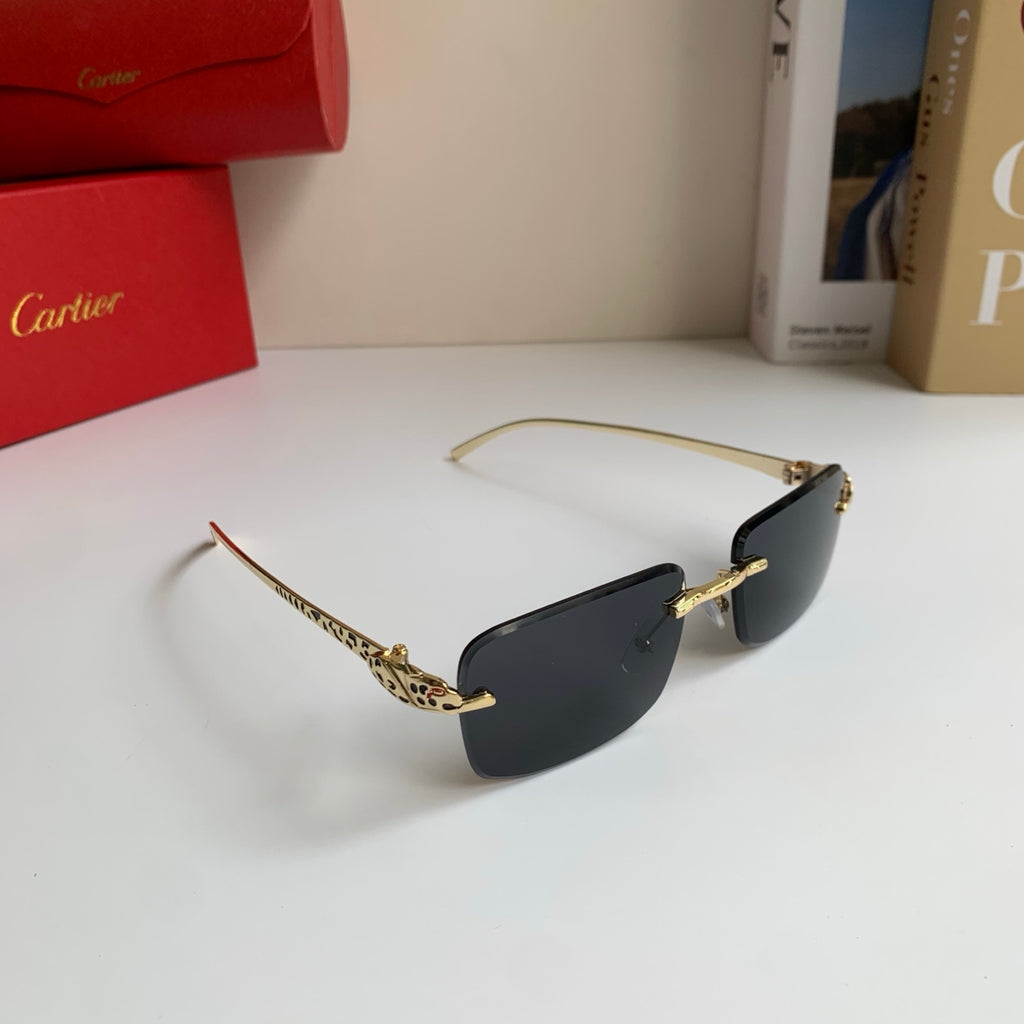 Cartier Square Silver Lens Sunglasses for Men & Women - 465884