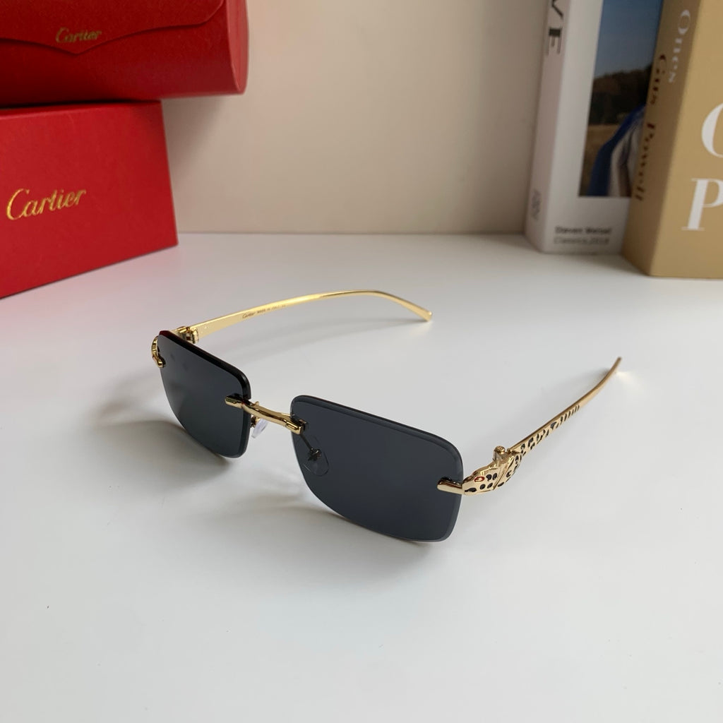 Cartier Square Silver Lens Sunglasses for Men & Women - 465884 - detail image 2