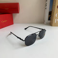 Cartier Metal Fashion Silver Lens Sunglasses for Men & Women - 465733