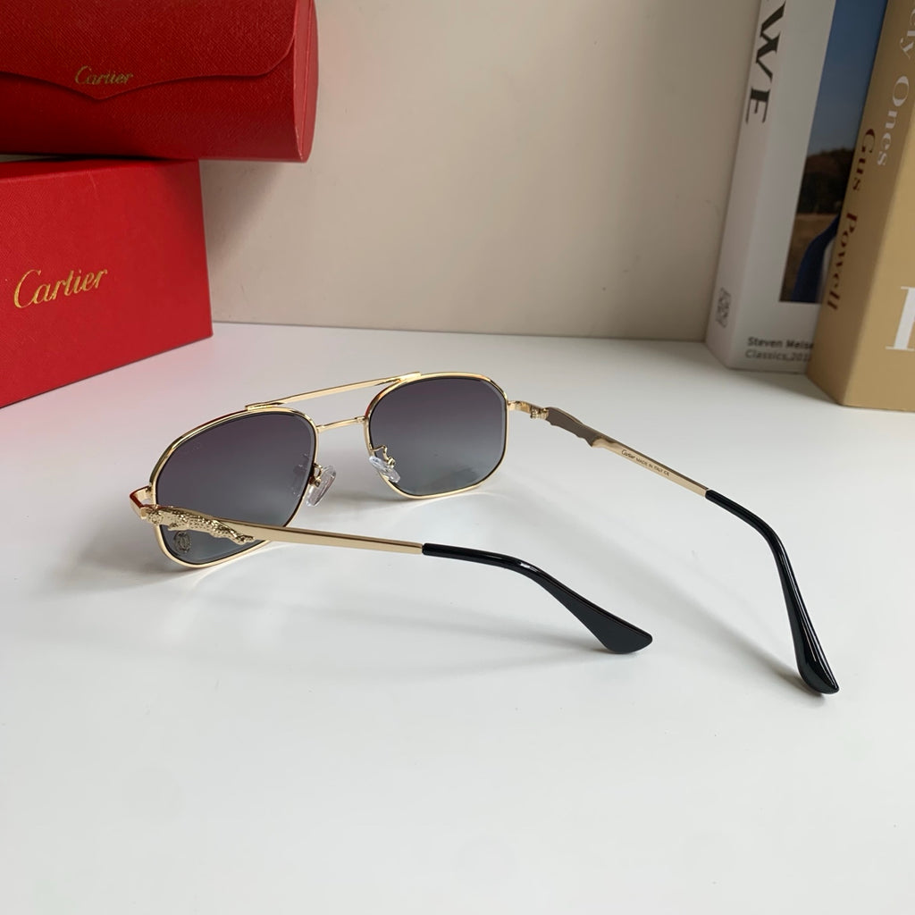 Cartier Metal Fashion Silver Lens Sunglasses for Men & Women - 465734 - detail image 7