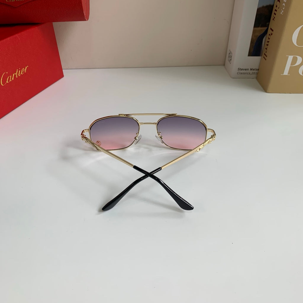 Cartier Metal Fashion Silver Lens Sunglasses for Men & Women - 465735 - detail image 7