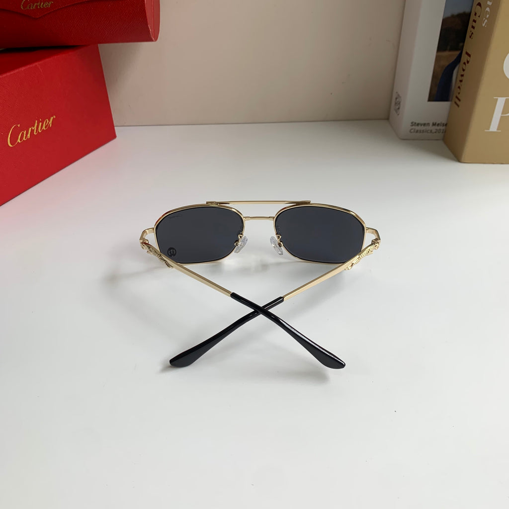 Cartier Metal Fashion Silver Lens Sunglasses for Men & Women - 465737 - detail image 7