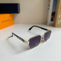 Louis Vuitton Metal Square Silver Lens Sunglasses for Men & Women - 464641