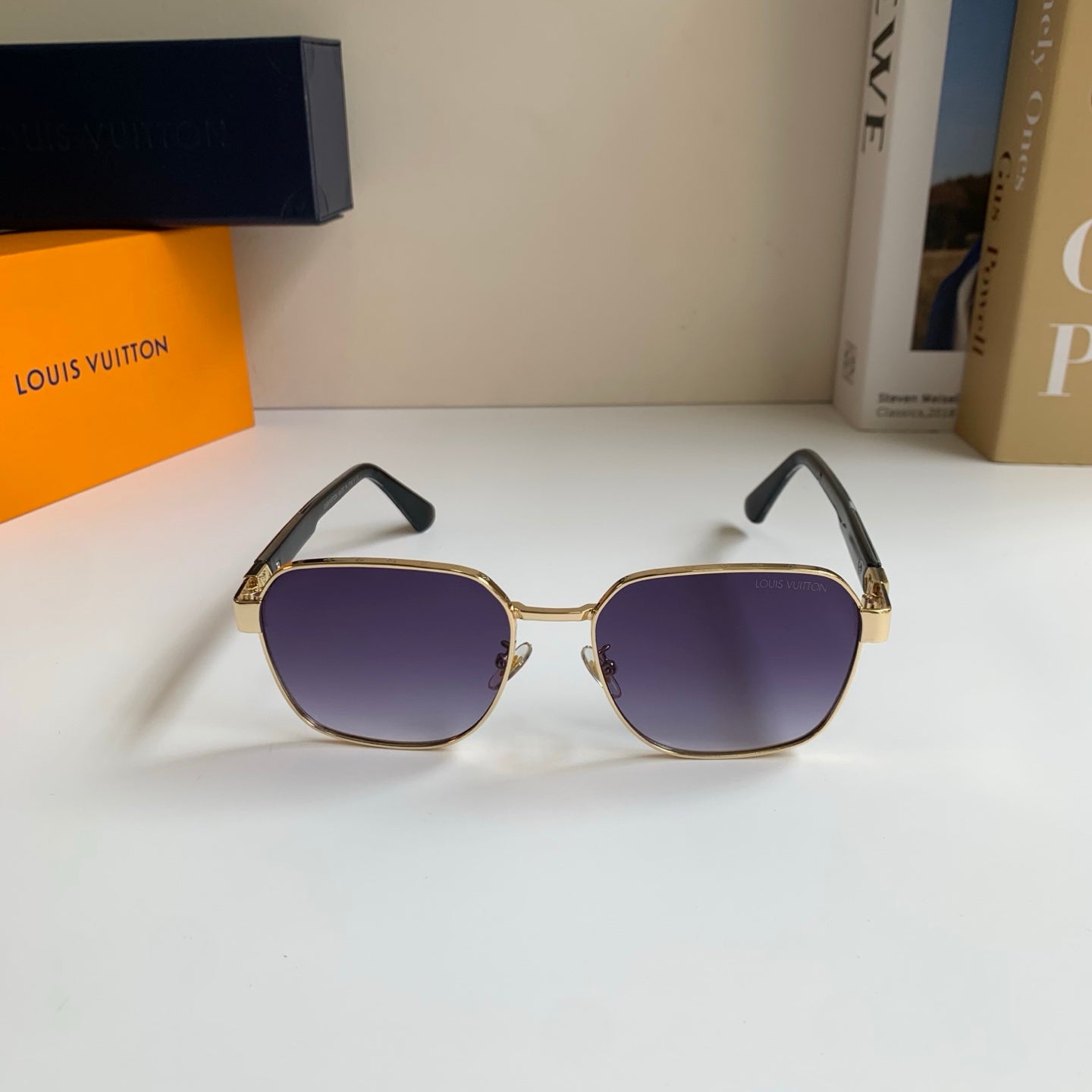 Louis Vuitton Metal Square Silver Lens Sunglasses for Men & Women - 464641 - detail image 3