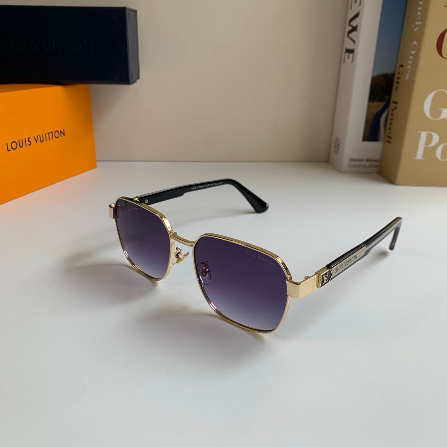 Louis Vuitton Metal Square Silver Lens Sunglasses for Men & Women - 464641 - detail image 2