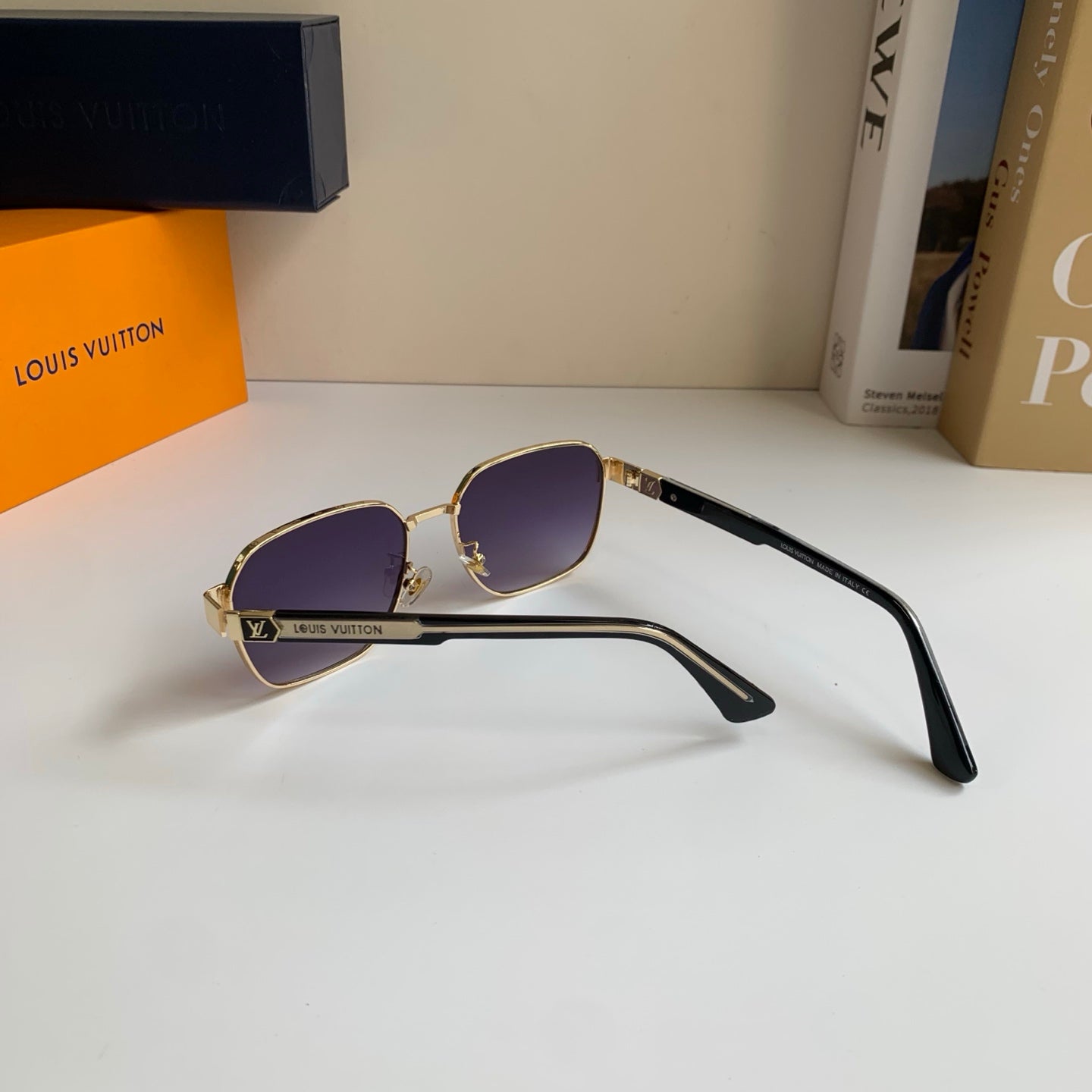 Louis Vuitton Metal Square Silver Lens Sunglasses for Men & Women - 464641 - detail image 8