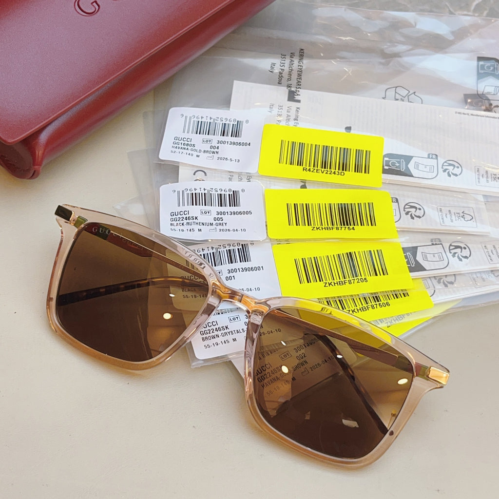 Gucci GG2246SK Fashion Yellow Lens Sunglasses for Men & Women - 464929 - detail image 5