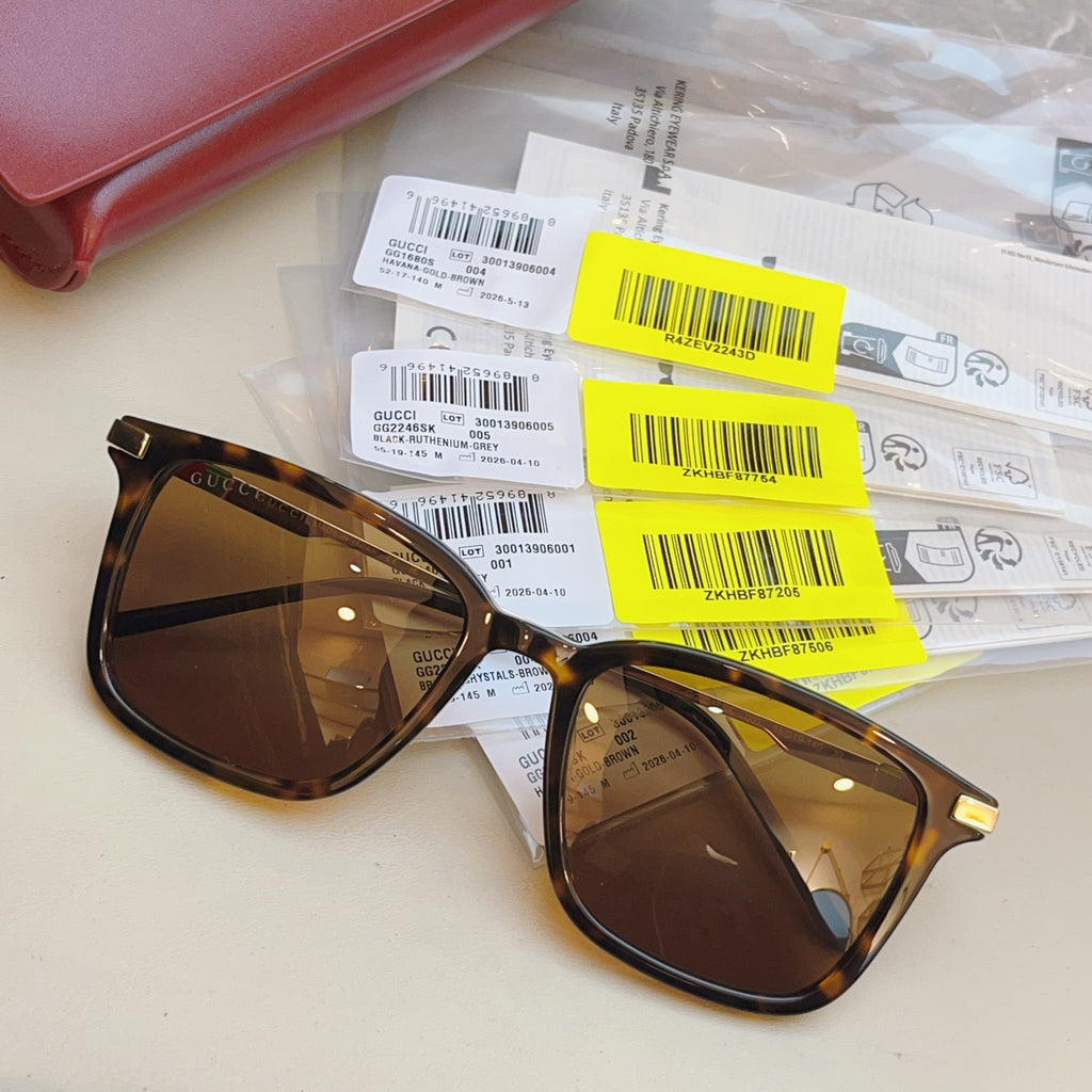 Gucci GG2246SK Fashion Yellow Lens Sunglasses for Men & Women - 464929 - detail image 2