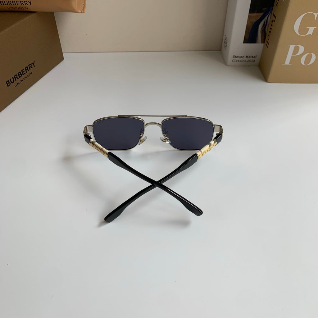 Burberry Metal Square Silver Lens Sunglasses for Men & Women - 487441 - detail image 6