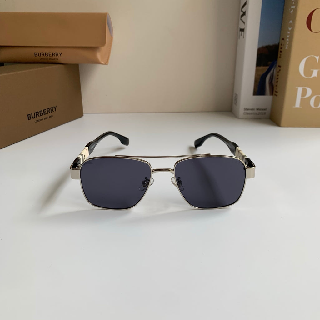 Burberry Metal Square Silver Lens Sunglasses for Men & Women - 399090 - detail image 3