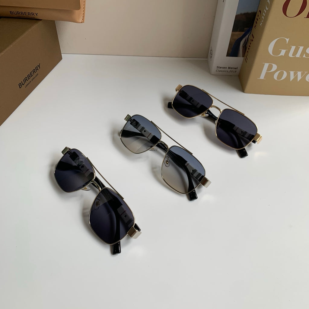 Burberry Metal Square Silver Lens Sunglasses for Men & Women - 487443 - detail image 9