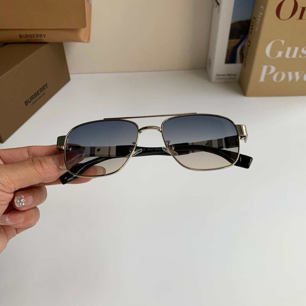 Burberry Metal Square Silver Lens Sunglasses for Men & Women - 487442 - detail image 4