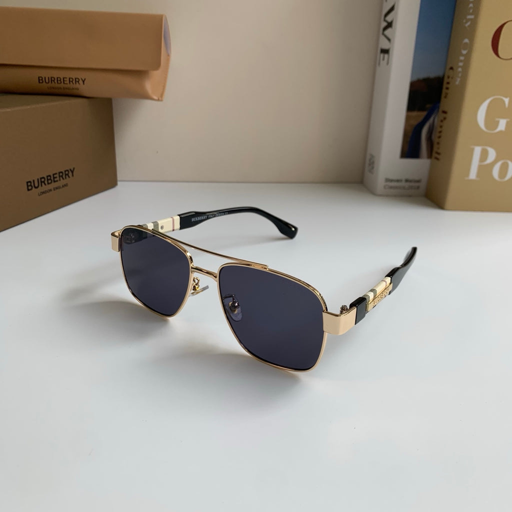 Burberry Metal Square Silver Lens Sunglasses for Men & Women - 487443 - detail image 2
