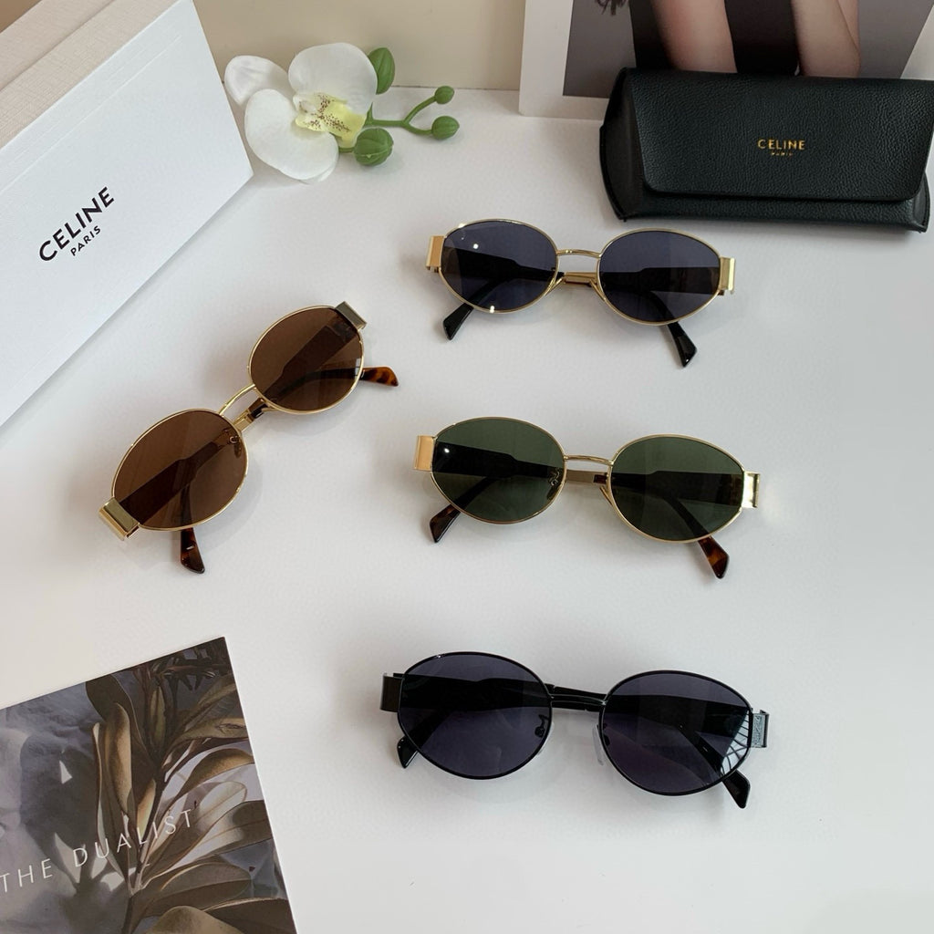 Celine Round Black Lens Sunglasses for Men & Women - 398867 - detail image 5