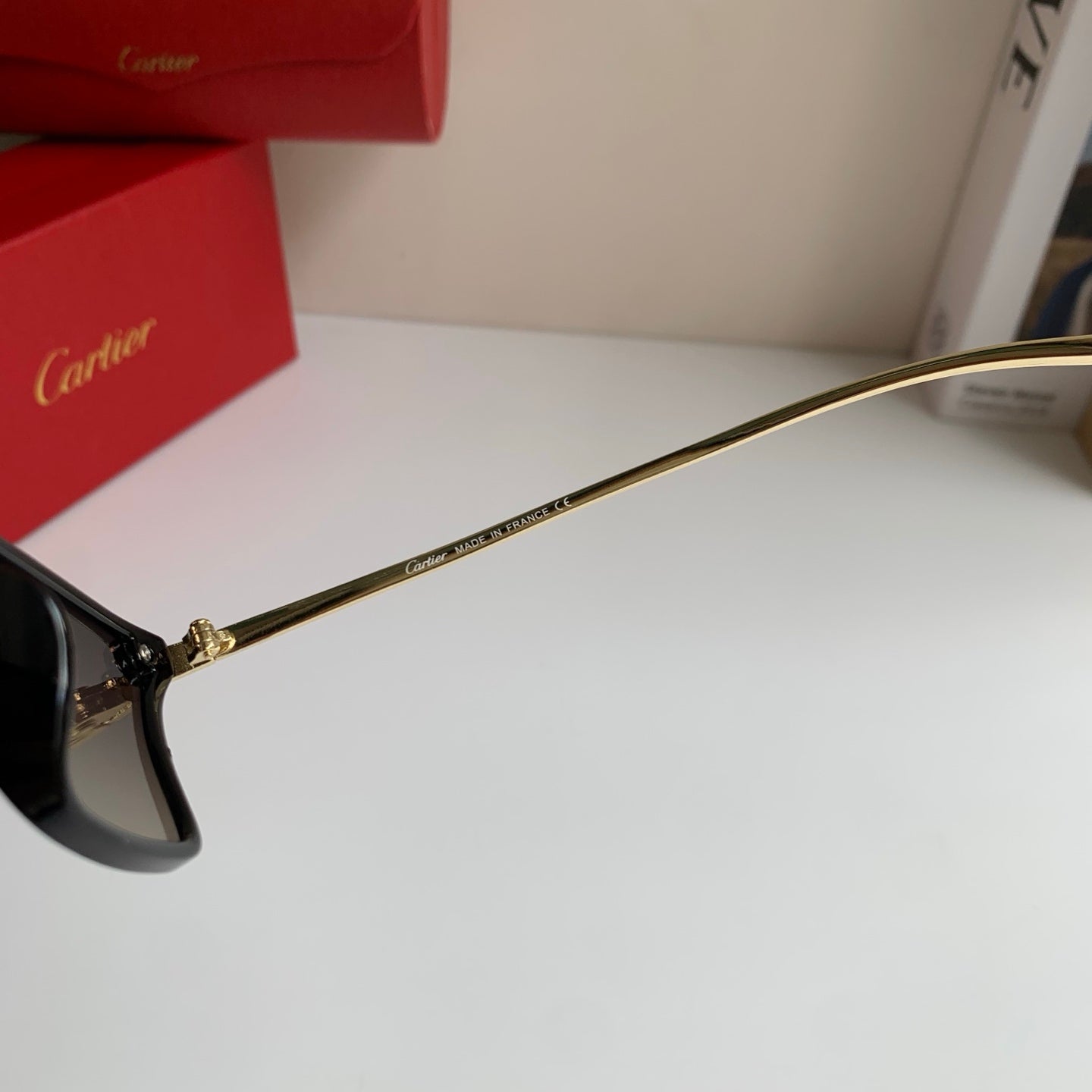 Cartier Lightweight Rimless Silver Lens Sunglasses for Men & Women - 487393 - detail image 7