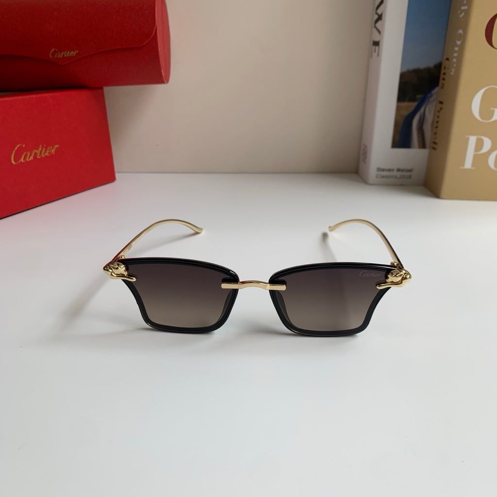 Cartier Lightweight Rimless Silver Lens Sunglasses for Men & Women - 487393 - detail image 3