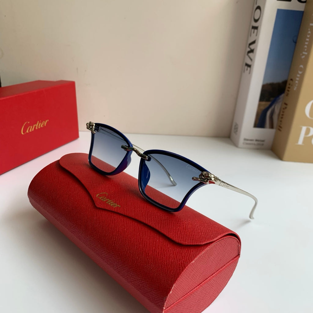 Cartier Lightweight Rimless Silver Lens Sunglasses for Men & Women - 487394 - detail image 5