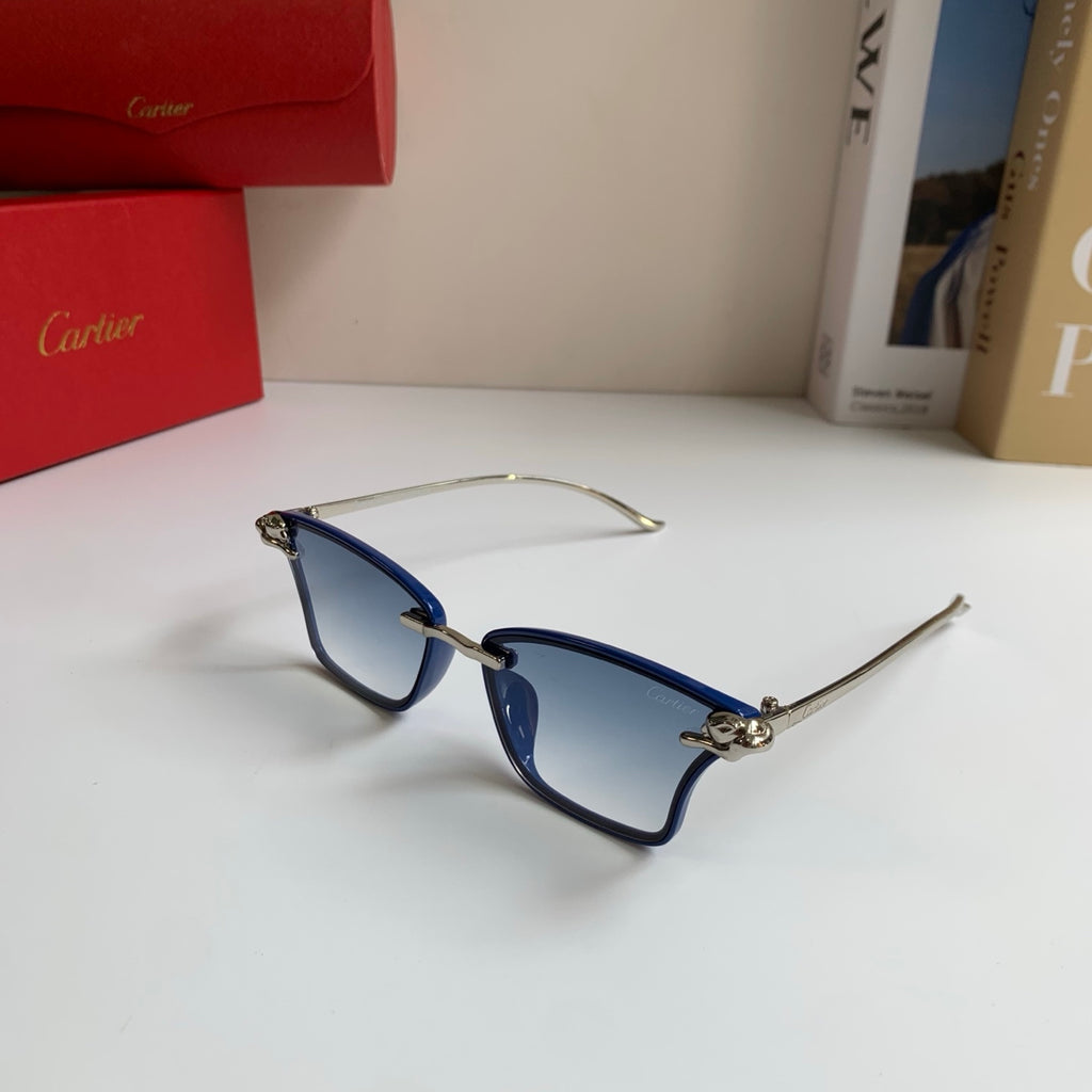 Cartier Lightweight Rimless Silver Lens Sunglasses for Men & Women - 487394 - detail image 2