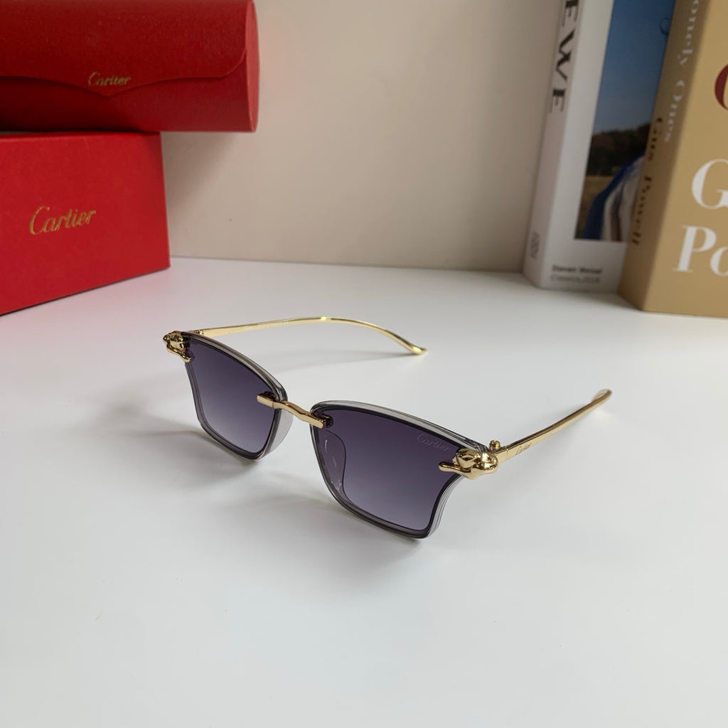 Cartier Lightweight Rimless Silver Lens Sunglasses for Men & Women - 487395 - detail image 2