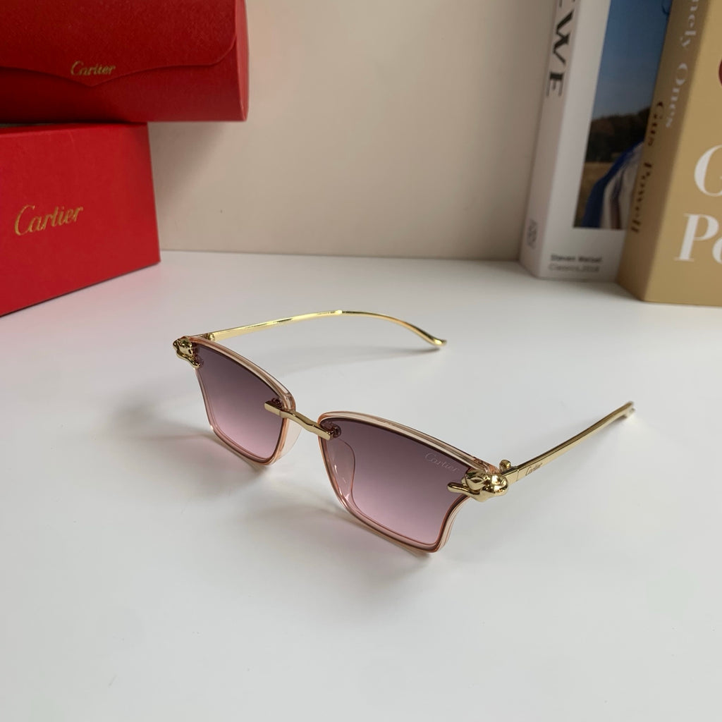 Cartier Lightweight Rimless Silver Lens Sunglasses for Men & Women - 487396 - detail image 2