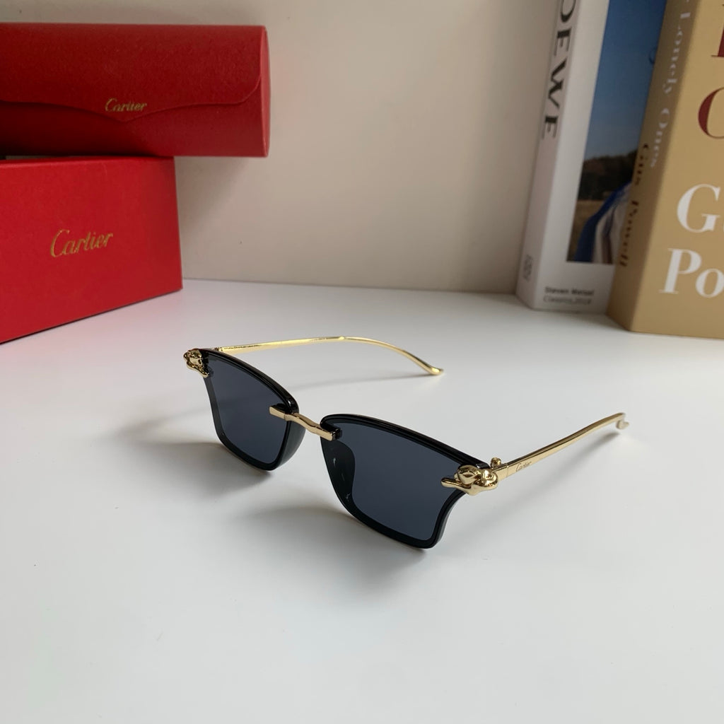 Cartier Lightweight Rimless Silver Lens Sunglasses for Men & Women - 487397 - detail image 2
