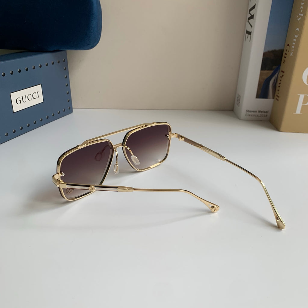 Gucci Metal Square Silver Lens Sunglasses for Men & Women - 486421 - detail image 8