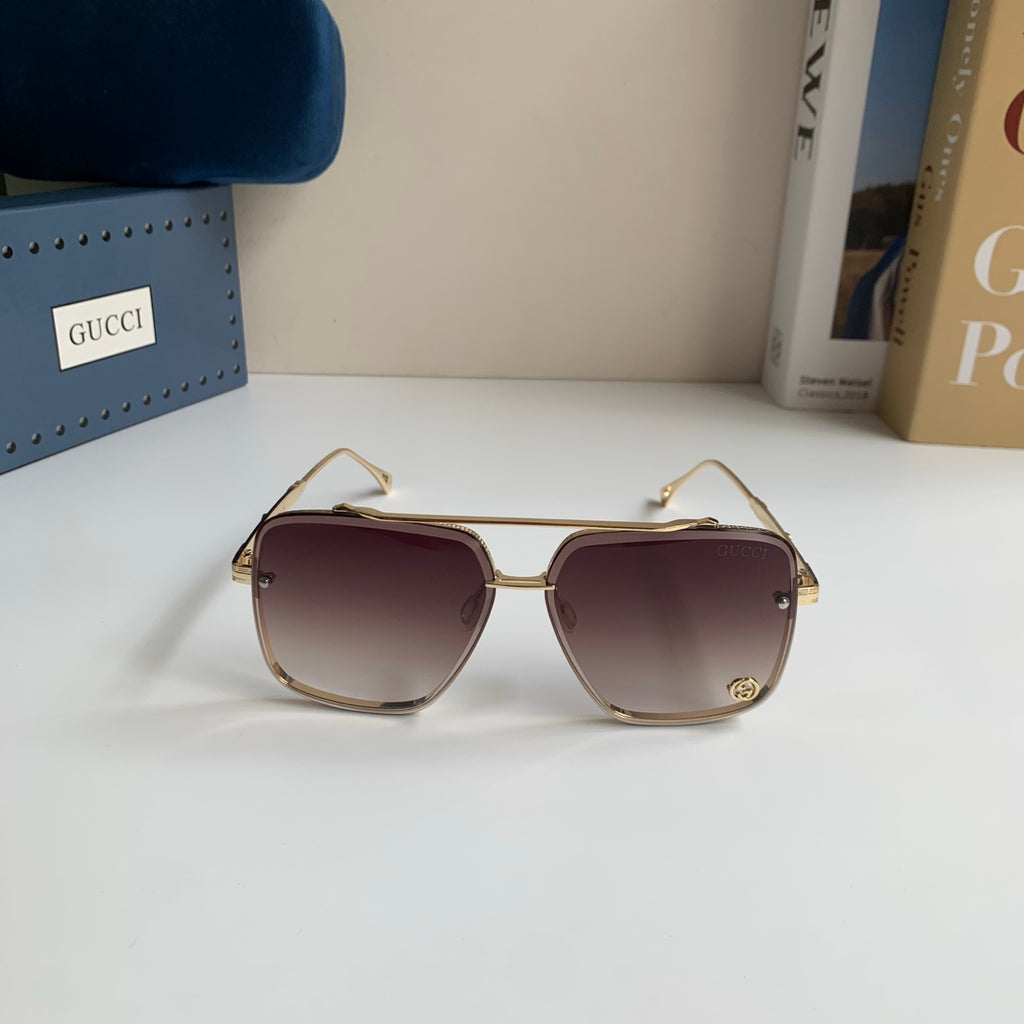 Gucci Metal Square Silver Lens Sunglasses for Men & Women - 486421 - detail image 5