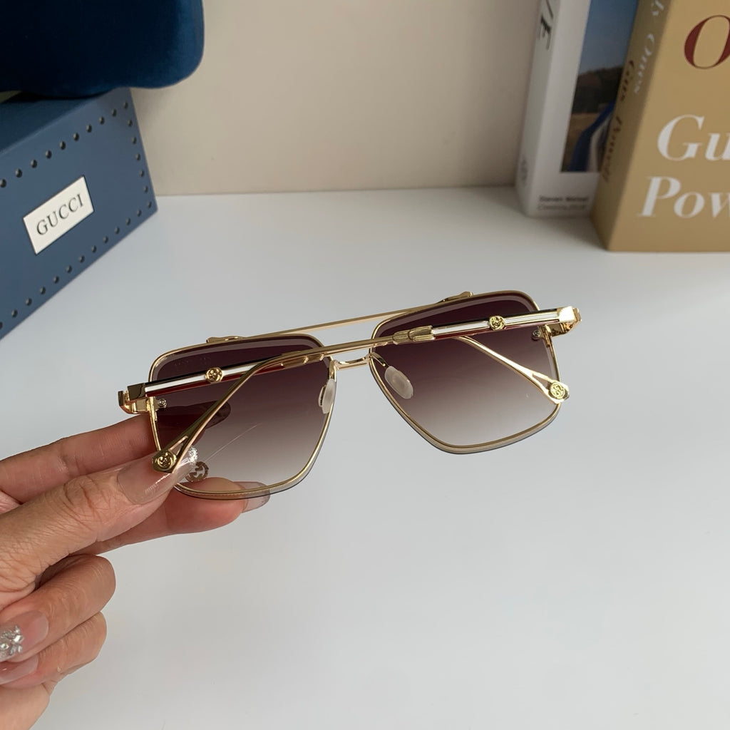 Gucci Metal Square Silver Lens Sunglasses for Men & Women - 486421 - detail image 6
