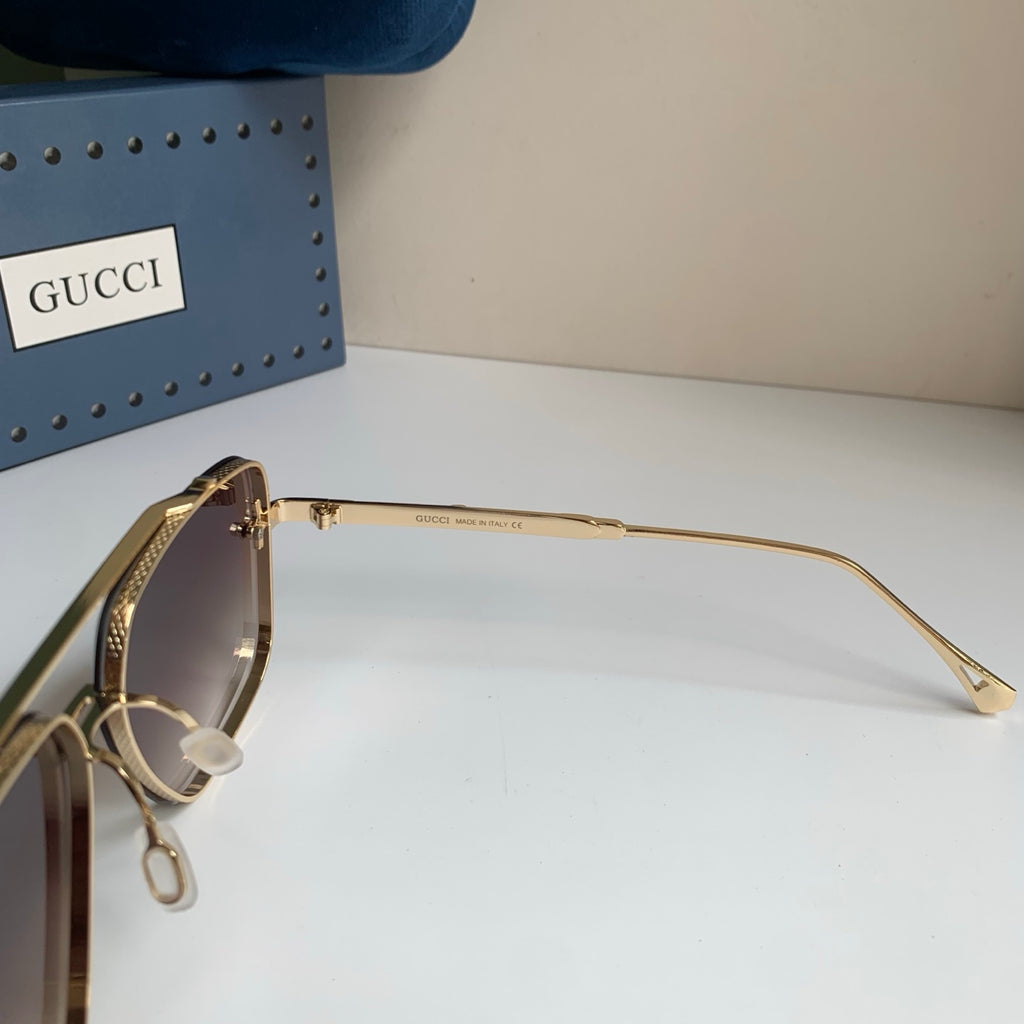 Gucci Metal Square Silver Lens Sunglasses for Men & Women - 486421 - detail image 7