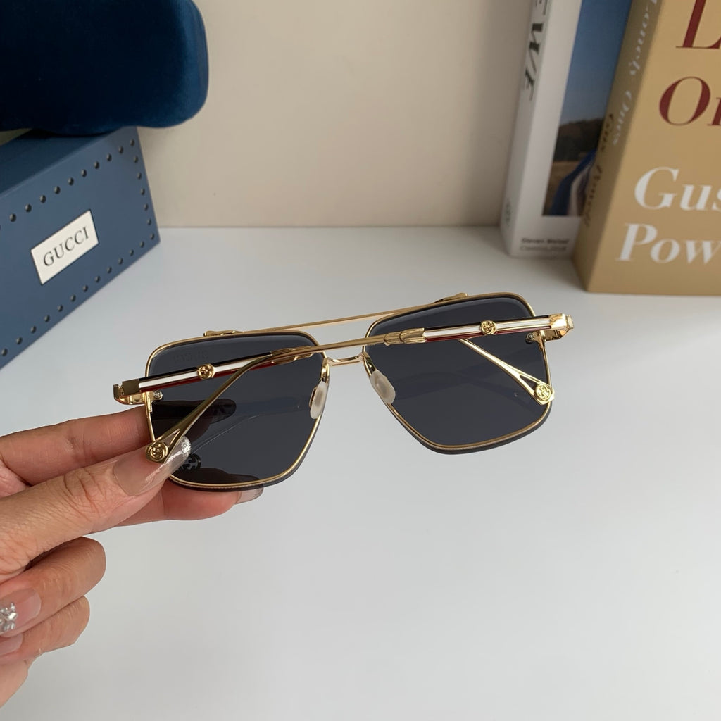 Gucci Metal Square Silver Lens Sunglasses for Men & Women - 486422 - detail image 7