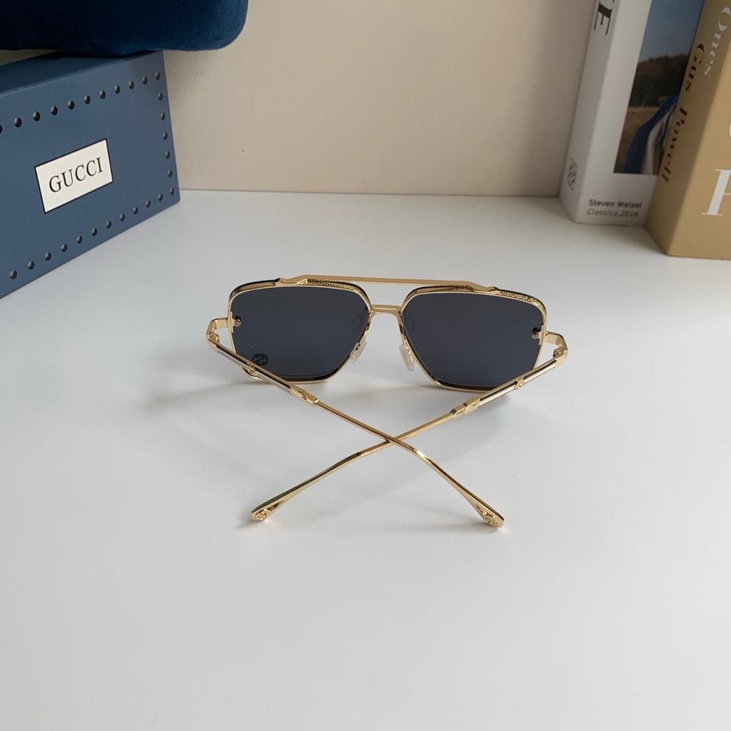 Gucci Metal Square Silver Lens Sunglasses for Men & Women - 486422 - detail image 6