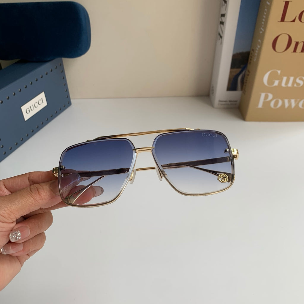 Gucci Metal Square Silver Lens Sunglasses for Men & Women - 486423 - detail image 4