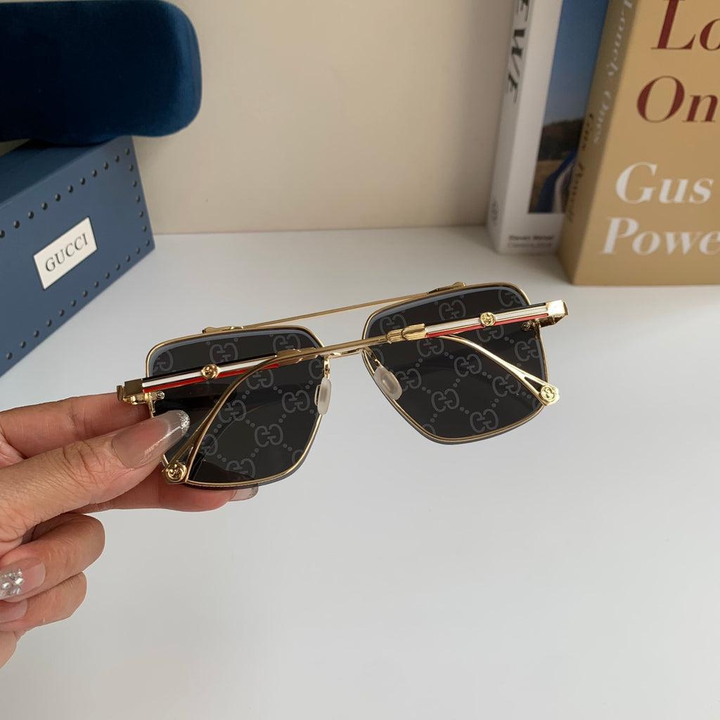 Gucci Metal Square Silver Lens Sunglasses for Men & Women - 486424 - detail image 9