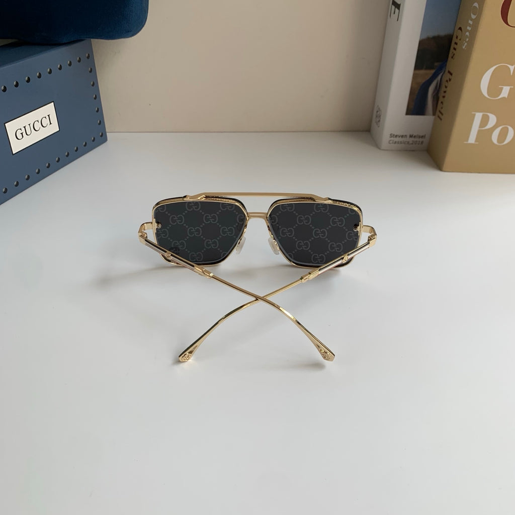 Gucci Metal Square Silver Lens Sunglasses for Men & Women - 486424 - detail image 7