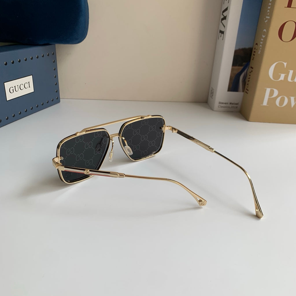 Gucci Metal Square Silver Lens Sunglasses for Men & Women - 486424 - detail image 6