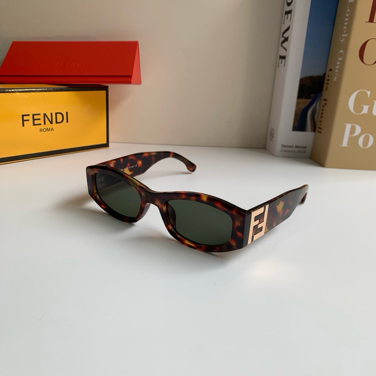 Fendi Fashion Black Lens Sunglasses for Men & Women - detail image 2