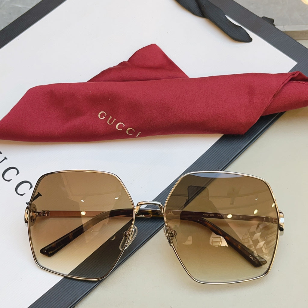 Gucci GG2163S Fashion Brown Lens Sunglasses for Men & Women - 431372