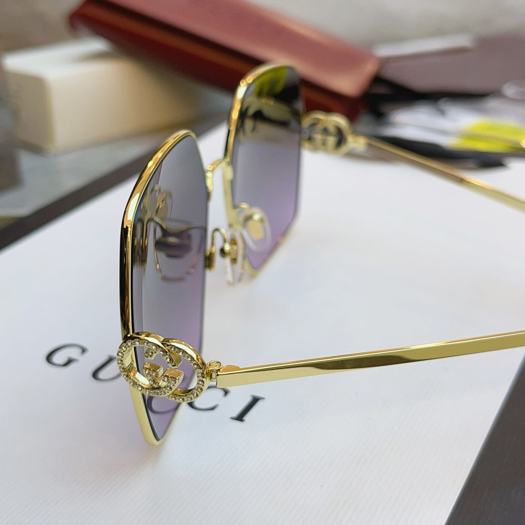 Gucci GG2163S Fashion Gray Lens Sunglasses for Men & Women - detail image 8