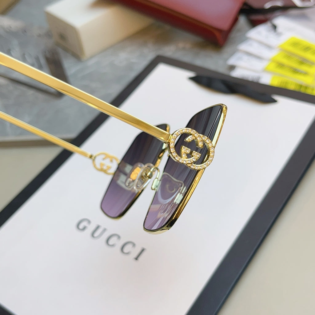 Gucci GG2163S Fashion Gray Lens Sunglasses for Men & Women - detail image 6
