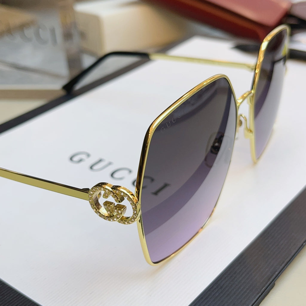 Gucci GG2163S Fashion Gray Lens Sunglasses for Men & Women - detail image 5