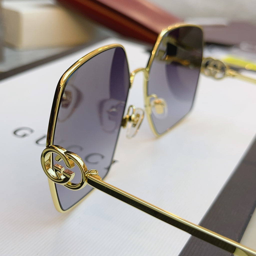 Gucci GG2163S Fashion Black Lens Sunglasses for Men & Women - detail image 7